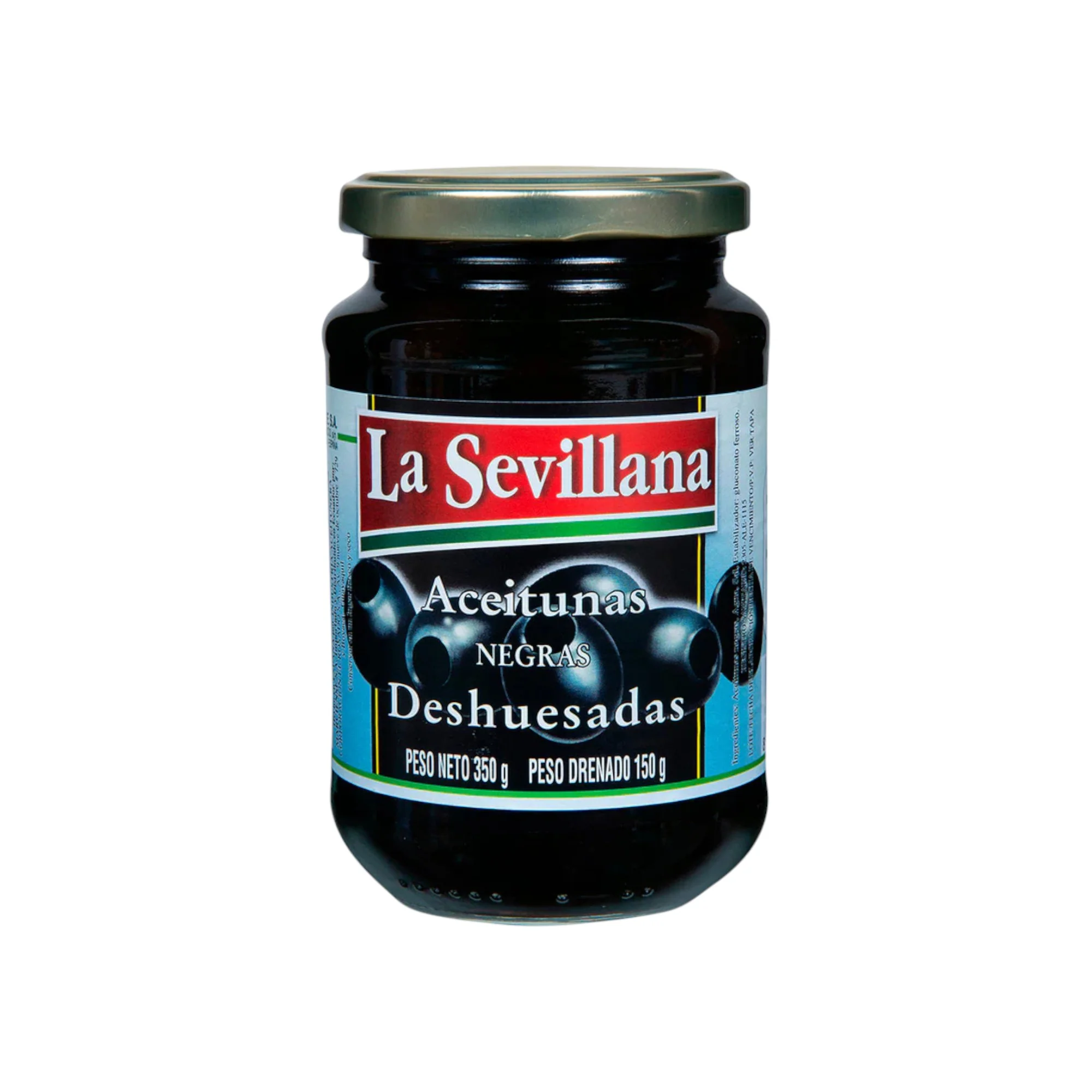 Aceituna Negra sin Hueso Sevillana Botella 350ml