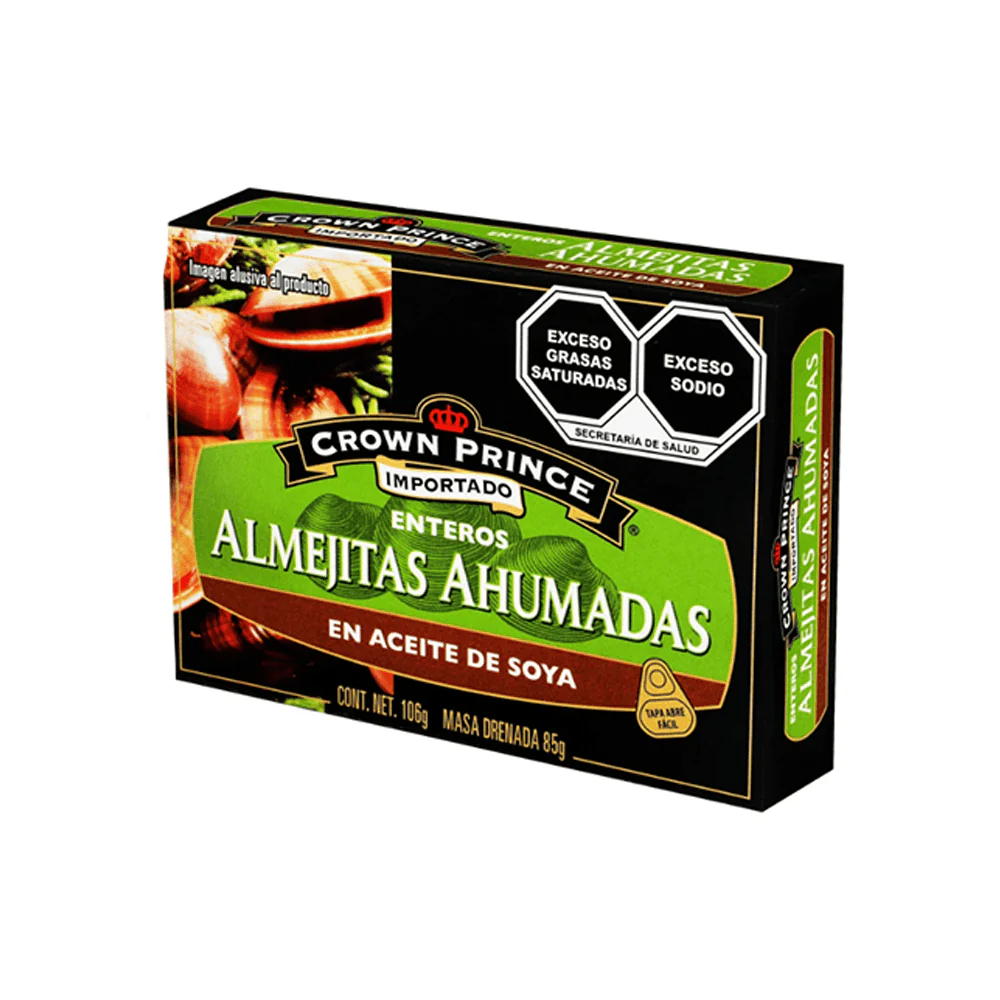 Almejitas Ahumadas Crown Prince 106g