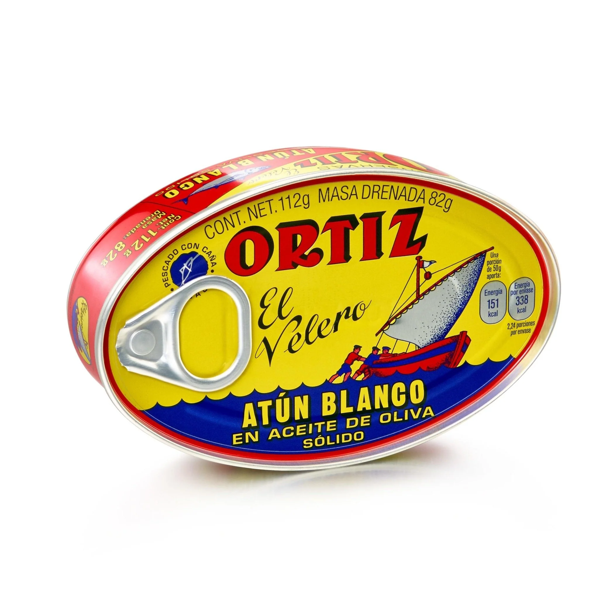 Atun Blanco En Aceite De Oliva Ortiz Lata 112g