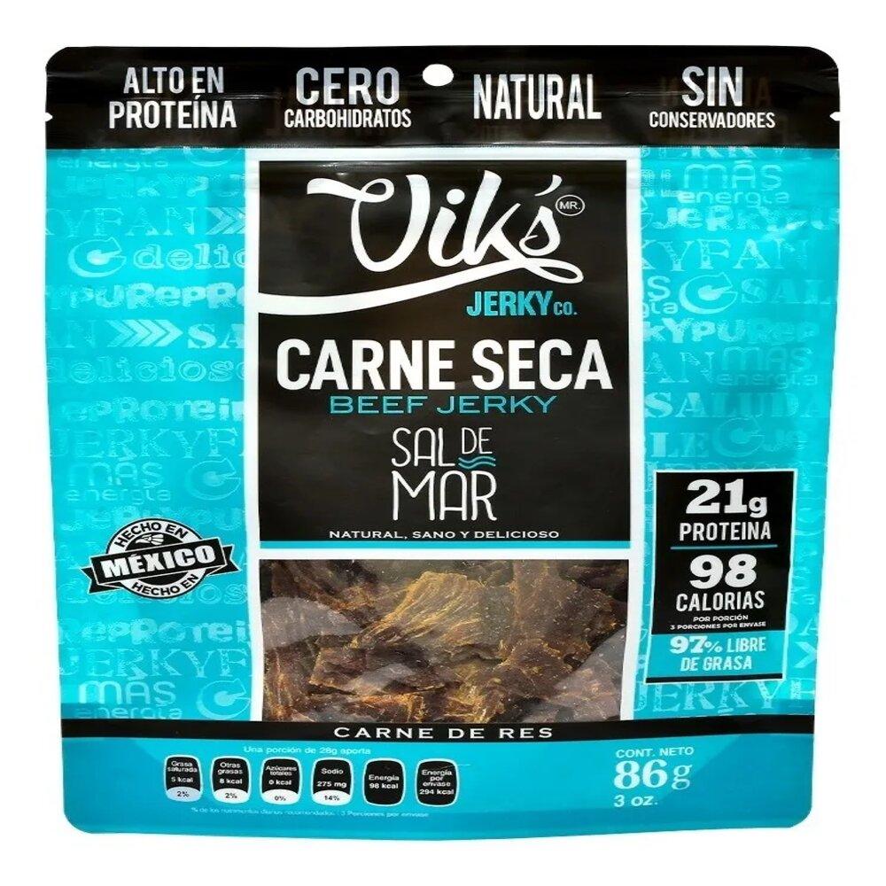 Carne Seca Viks Jerky Sal De Mar 86gr