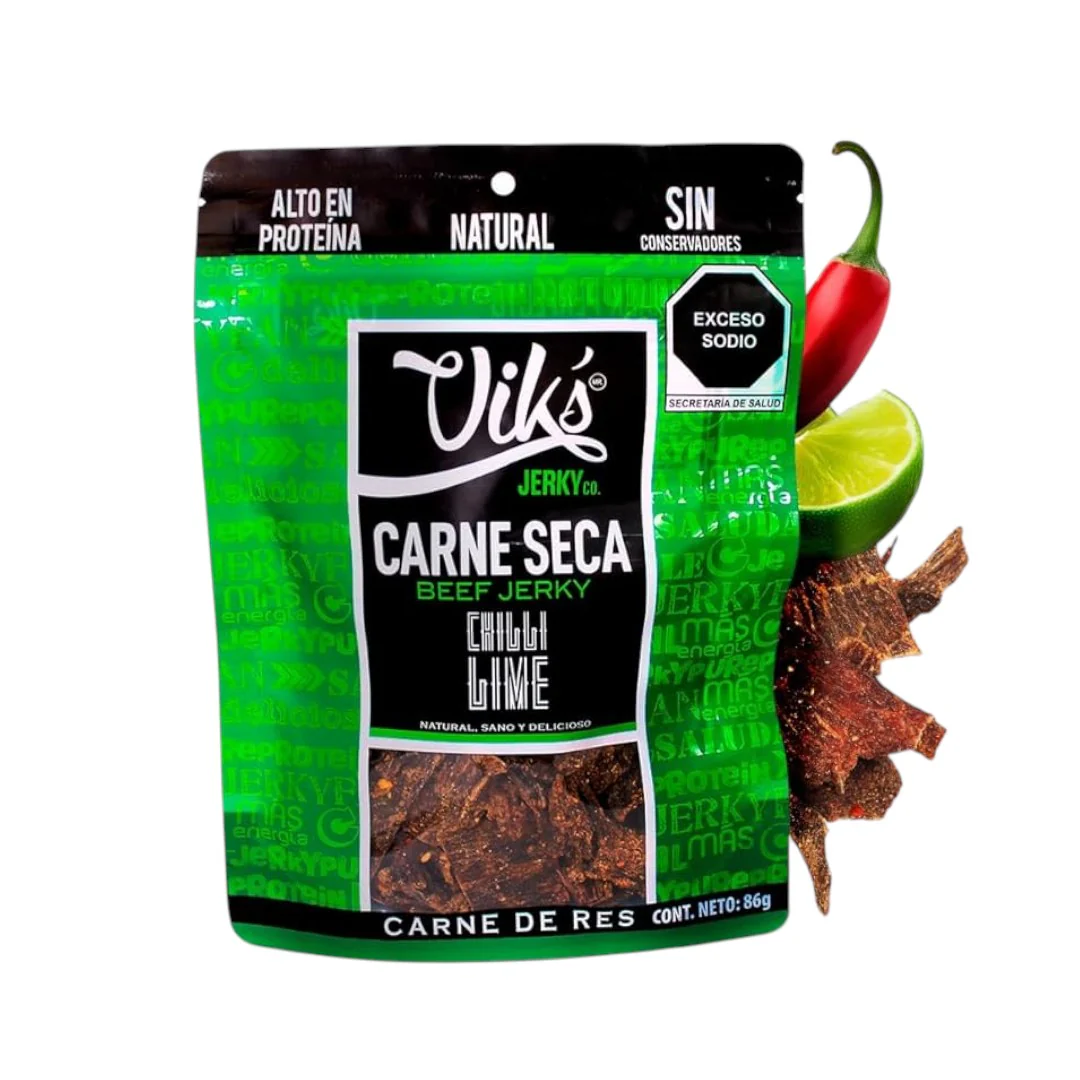 Carne Seca Viks Jerky Chilli Lime 86g