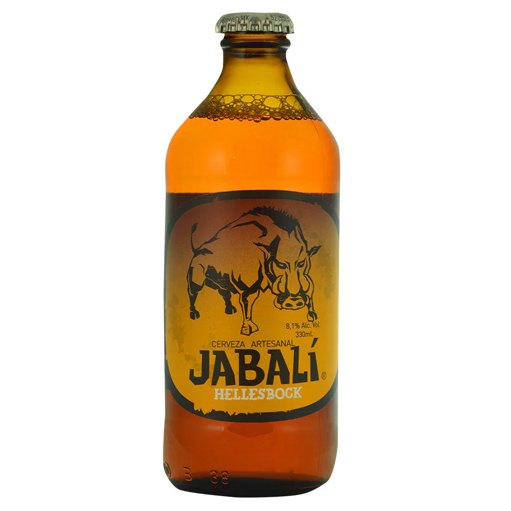 Cerveza Jabalí Hellesbock Botella 355ml
