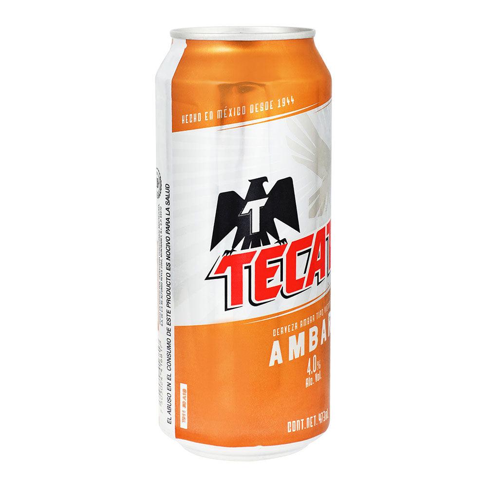 Cerveza Tecate Ambar Lata 473ml