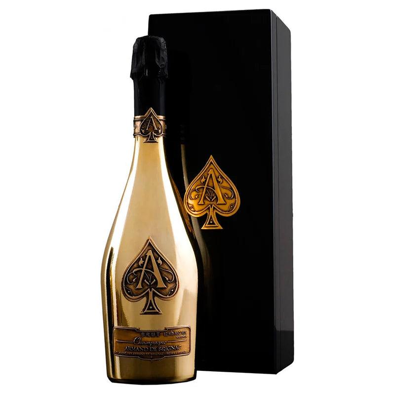 Champagne Armand De Brignac Brut Gold Wooden Box 750ml