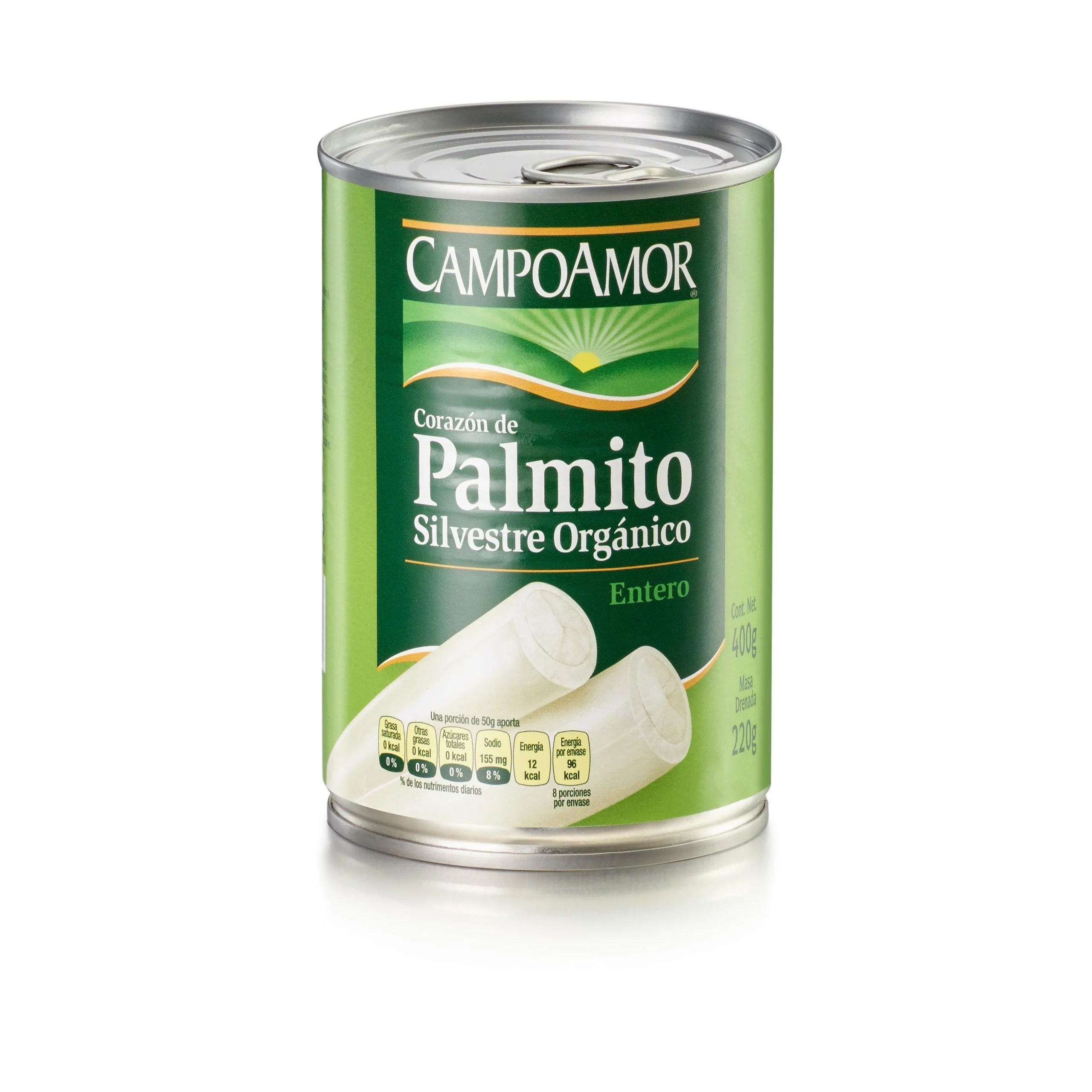 Corazon De Palmito Entero Campoamor Lata 400g