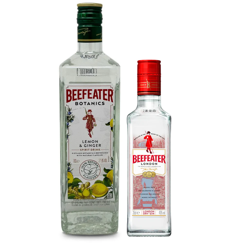 Ginebra Beefeater Lemon & Ginger 700 ml C/Beefeater 350 ml