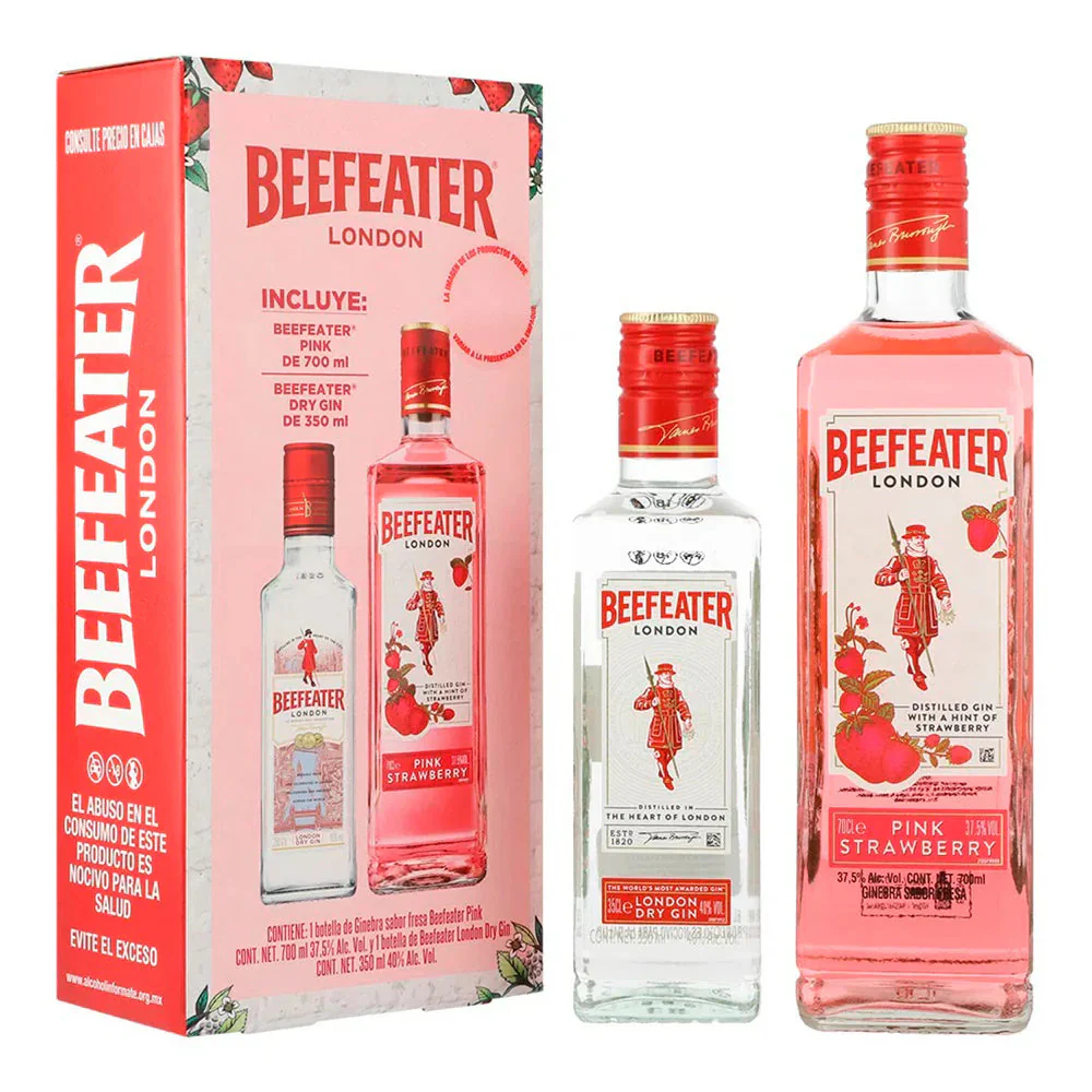 Ginebra Beefeater Pink 700 ml C/350 ml
