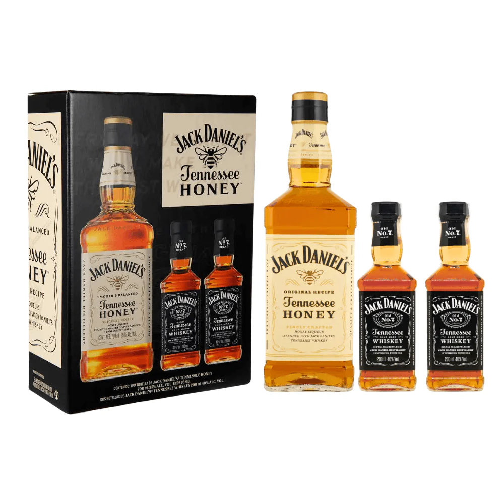 Jack Daniels Honey 700ml + 2 Jack Daniel's 200ml