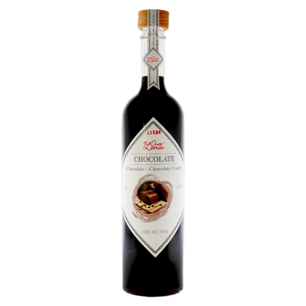 Licor De Chocolate Once Letras 750ml