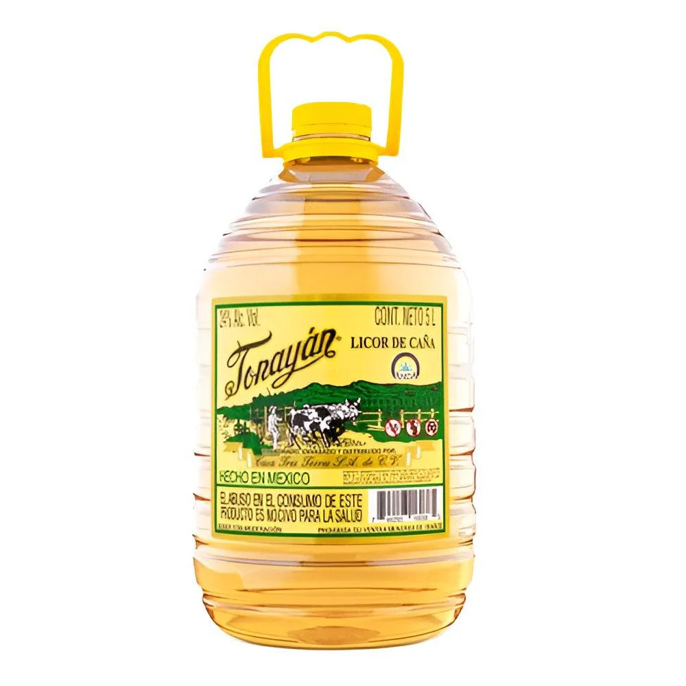 Licor De Caña Tonayan Blanco Pet 5000ml