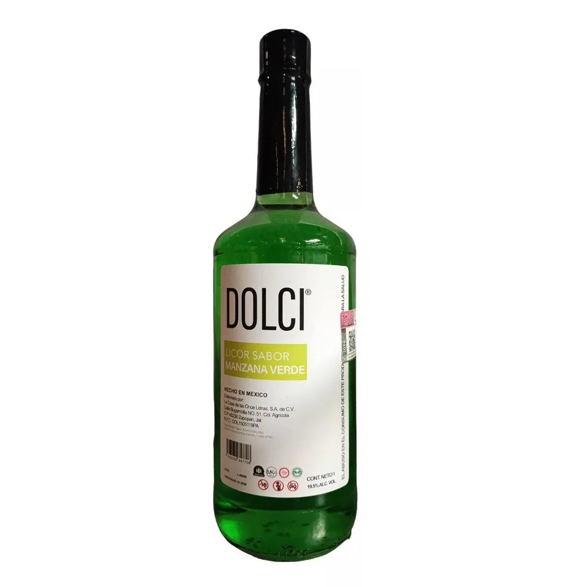 Licor De Manzana Verde Dolci 1000ml