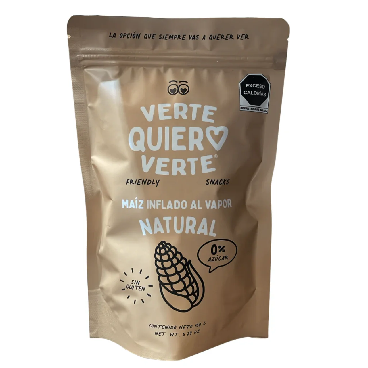 Maiz Inflado Al Vapor Sabor Natural Vtq 150gr