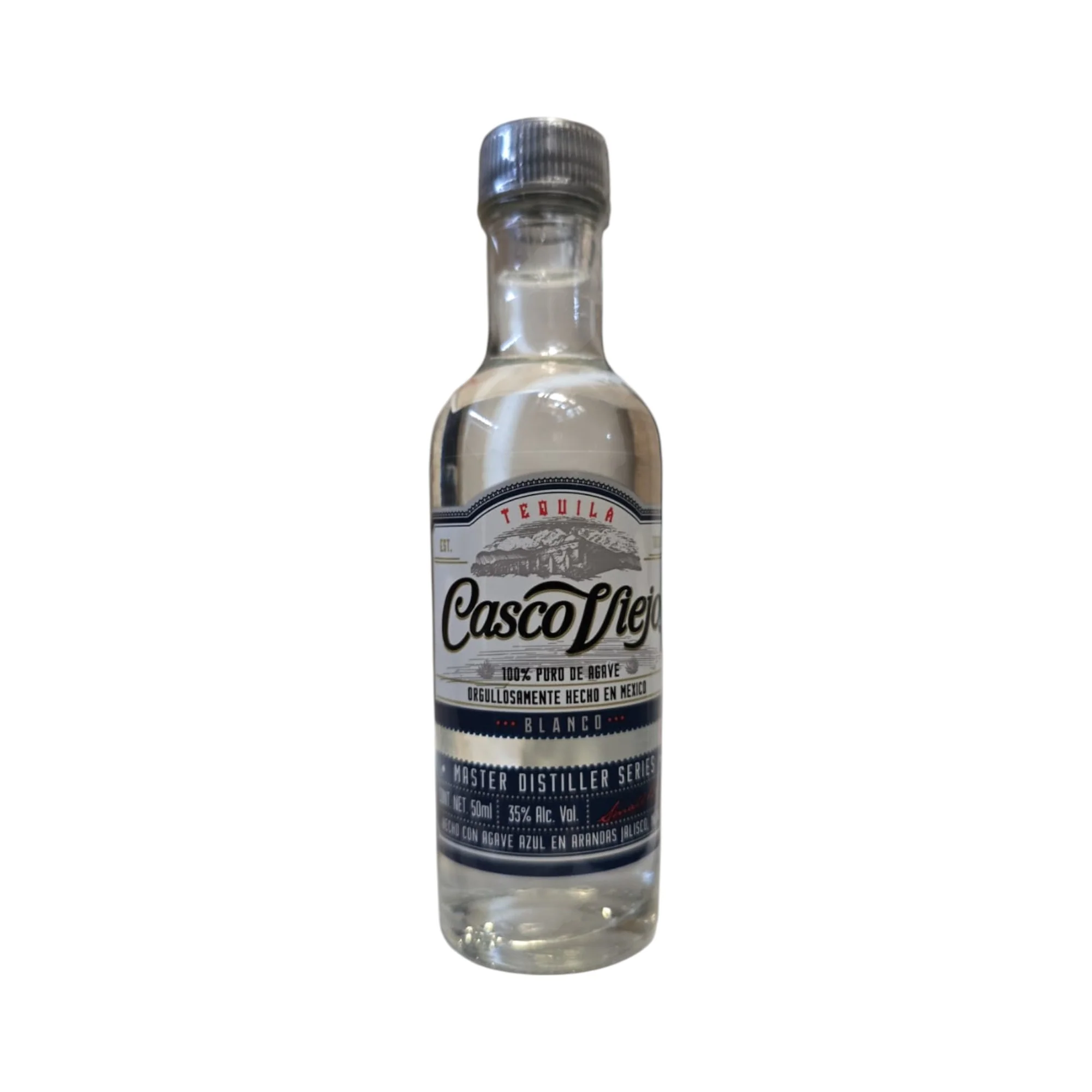 Mini Tequila Casco Viejo Blanco 50ml