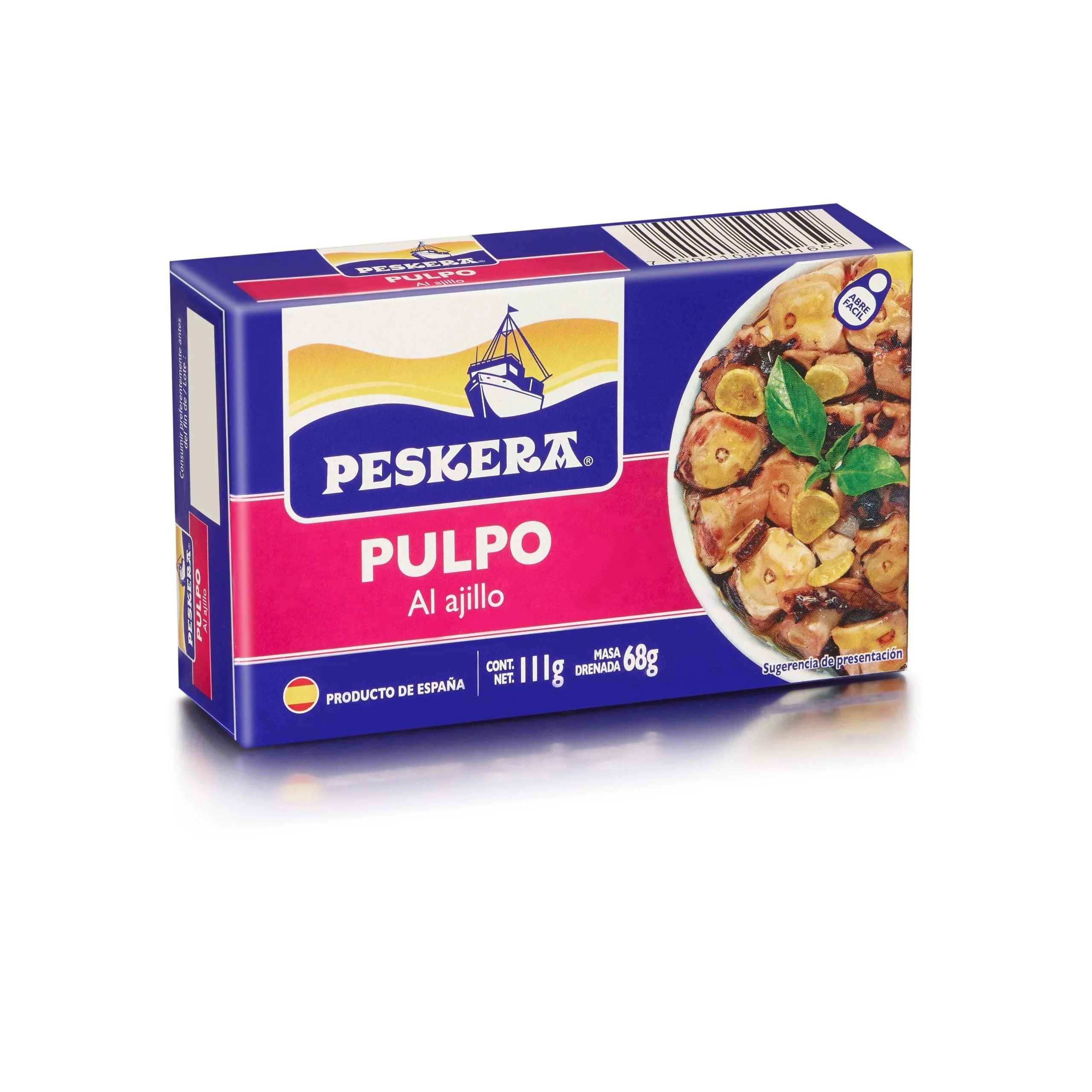 Pulpo Al Ajillo Peskera Lt 111gr
