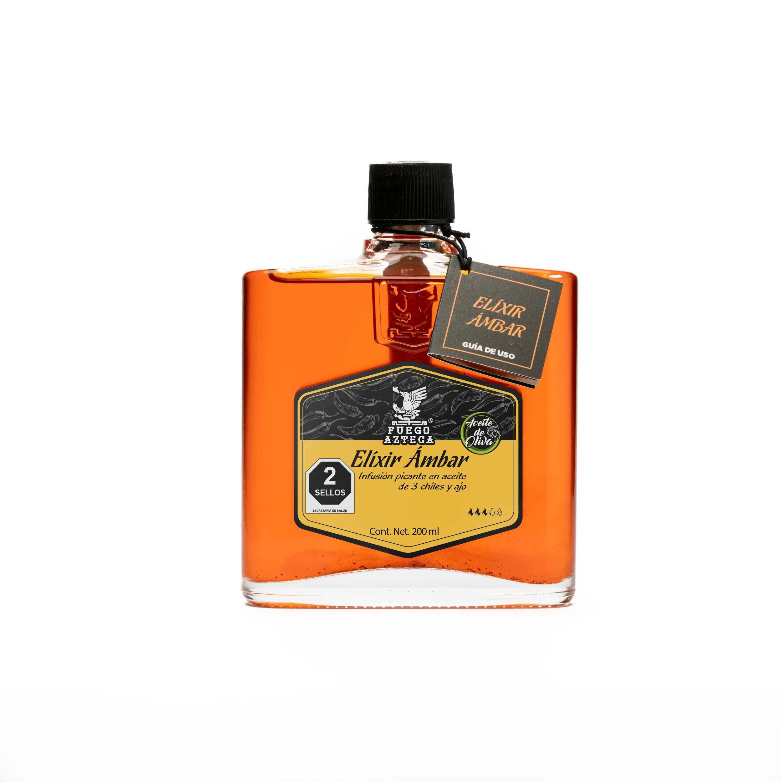 Salsa Elixir Ambar Fuego Azteca 200ml