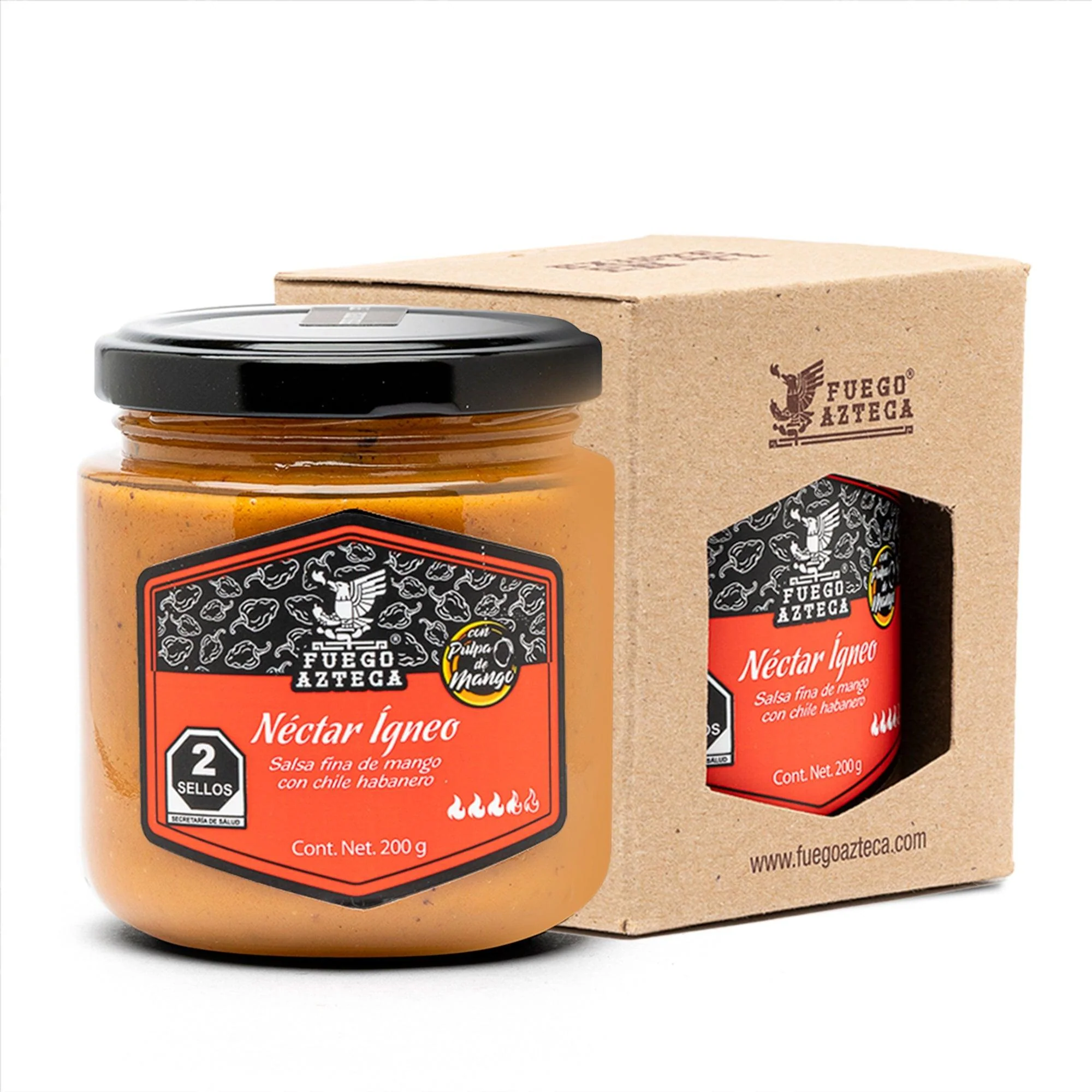 Salsa Nectar Igneo Fuego Azteca 200ml