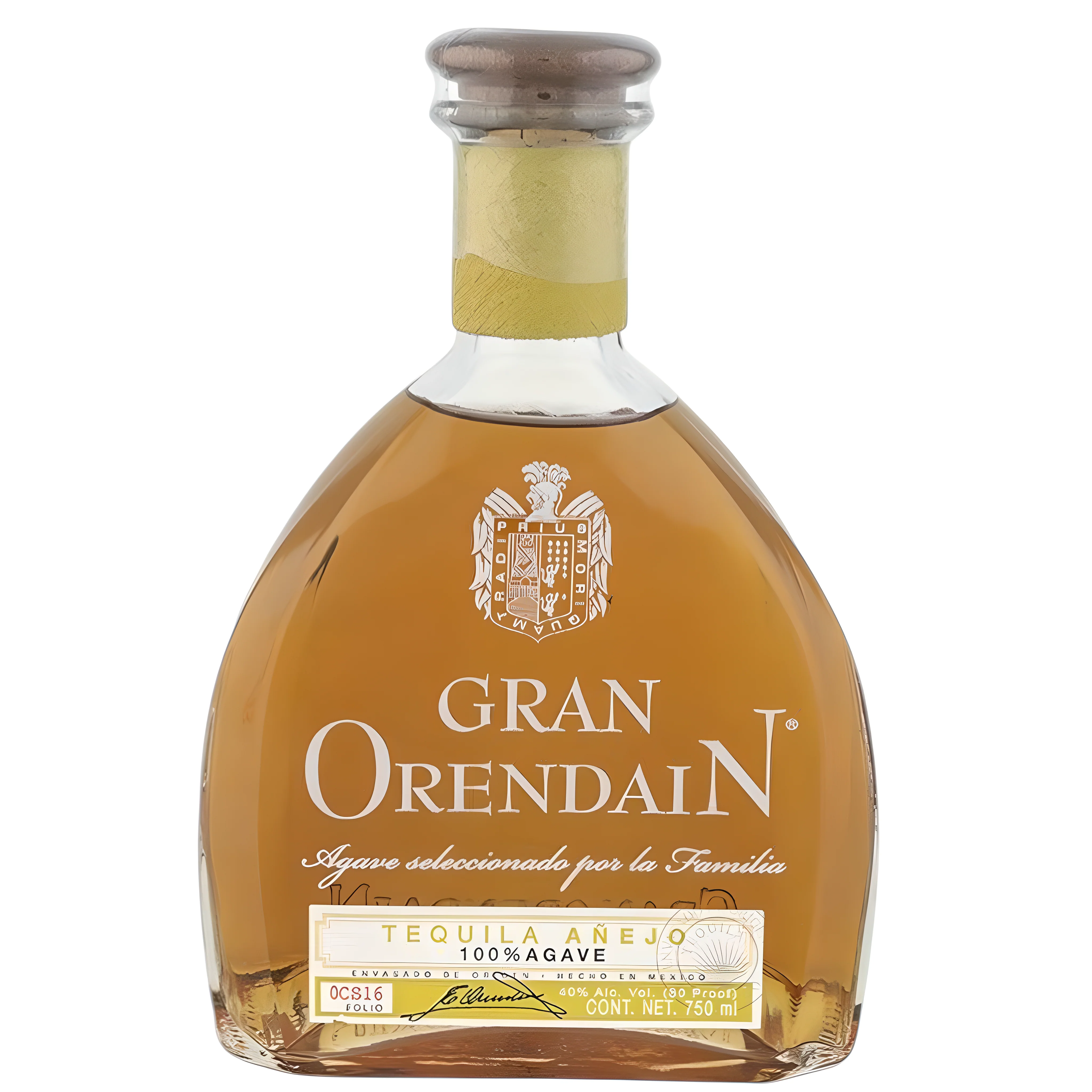 Tequila Añejo Gran Orendain 750ml
