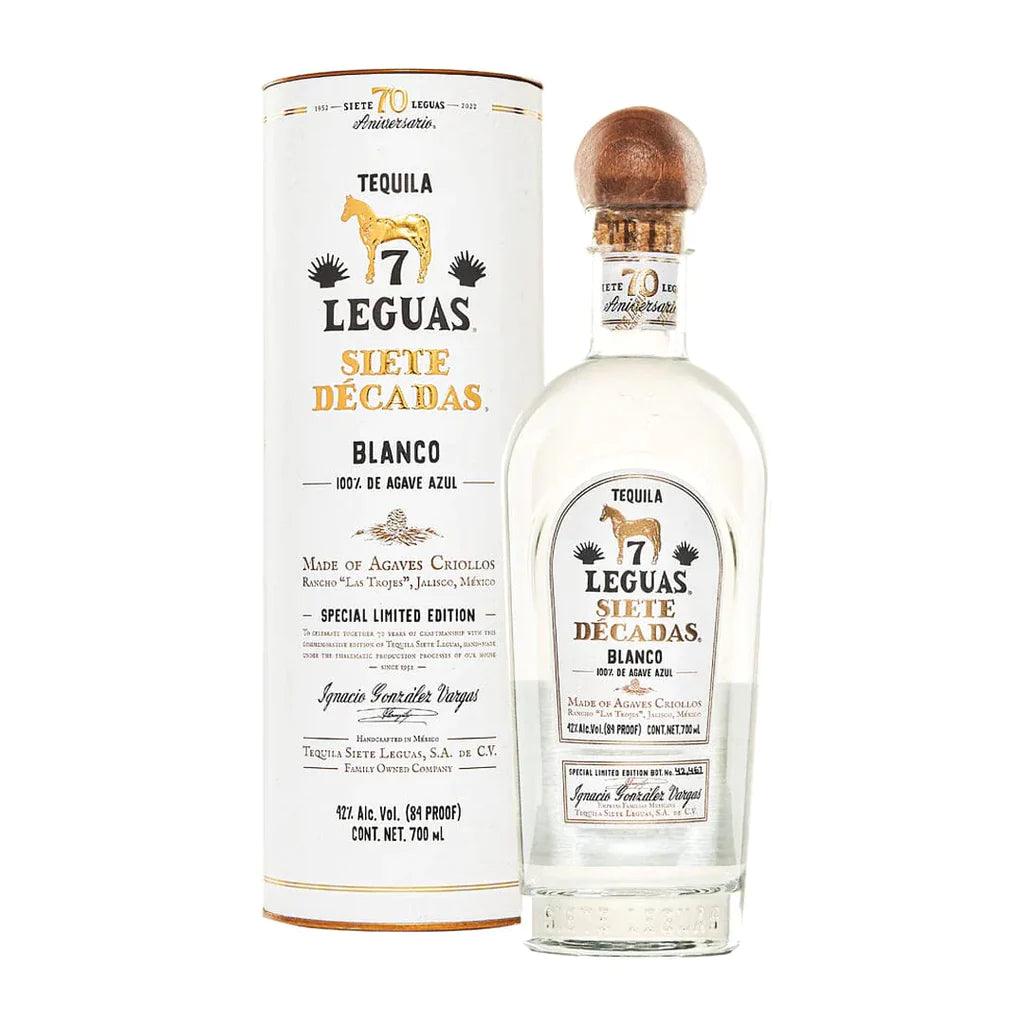 Tequila Blanco 7 Leguas Siete Decadas 750ml