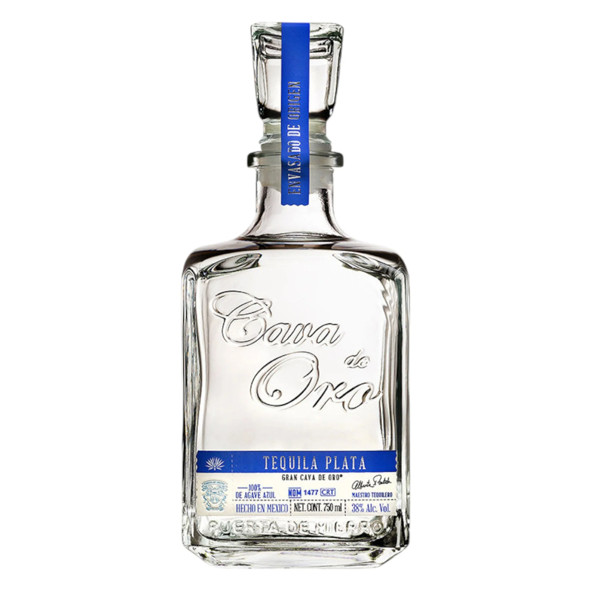 Tequila Blanco Cava de Oro 750ml