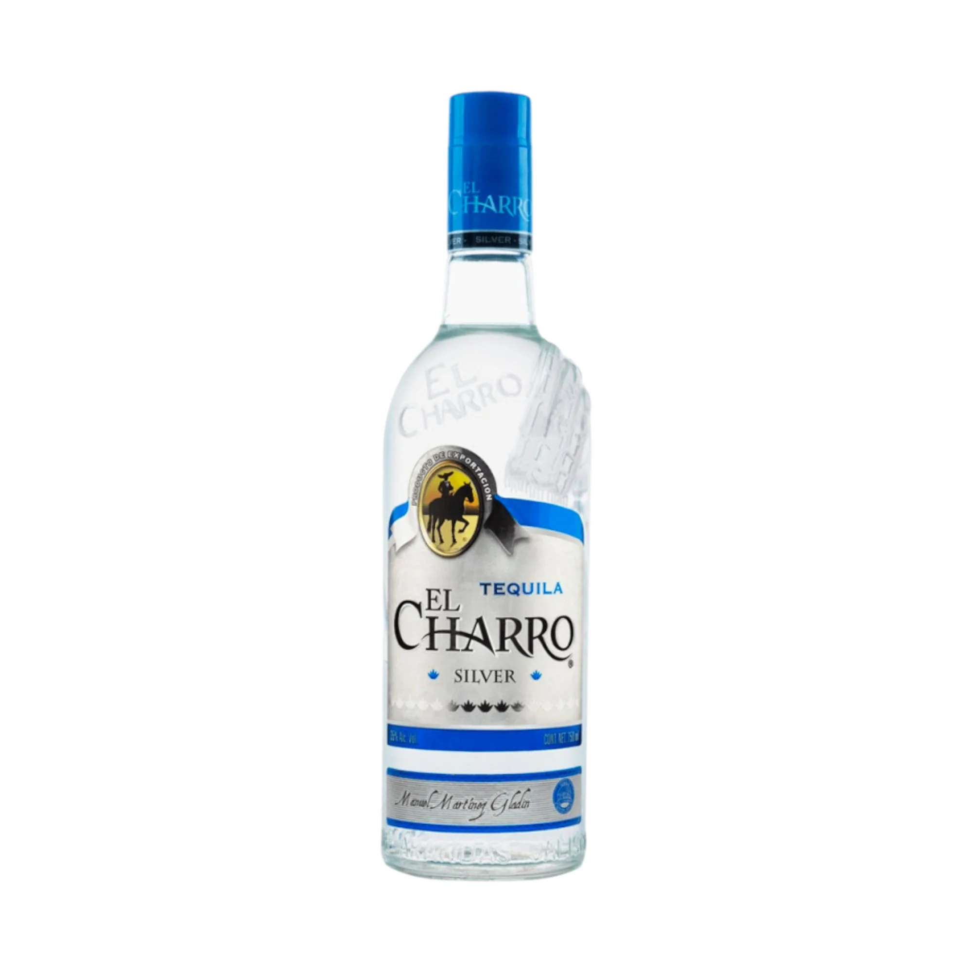 Tequila Blanco El Charro 375ml