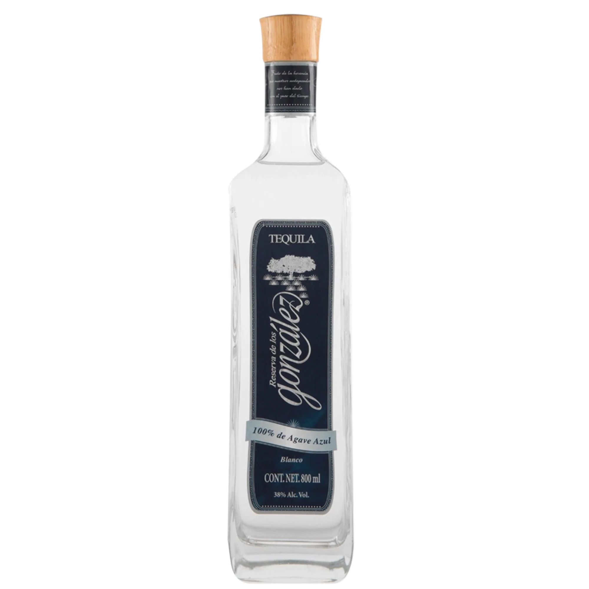 Tequila Blanco Reserva De Los González 800ml