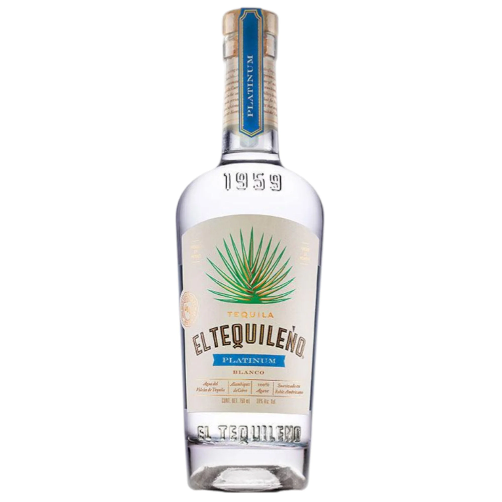 Tequila Blanco Tequileño Platinum 750ml