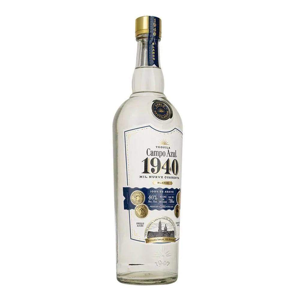 Tequila Campo Azul 1940 Blanco 750ml