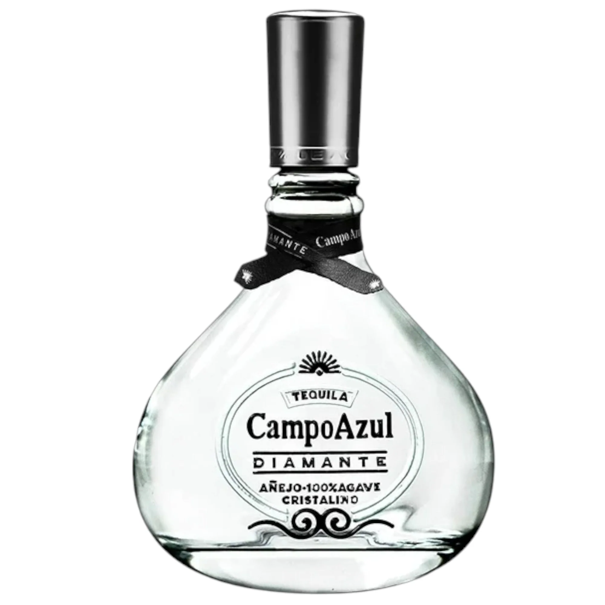 TEQUILA CAMPO AZUL AÑEJO CRISTALINO 750ML