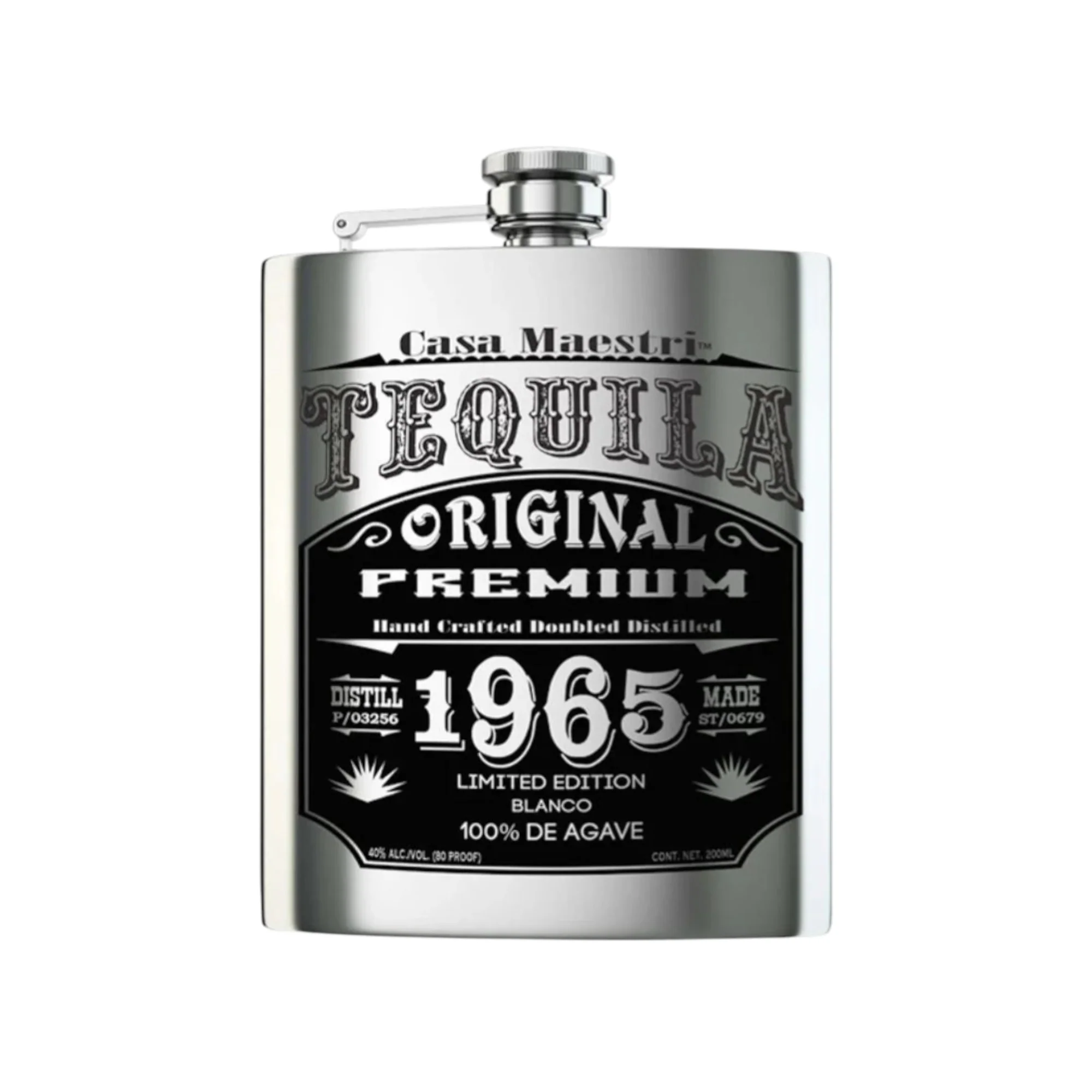 Tequila Casa Maestri Blanco Flask 200ml