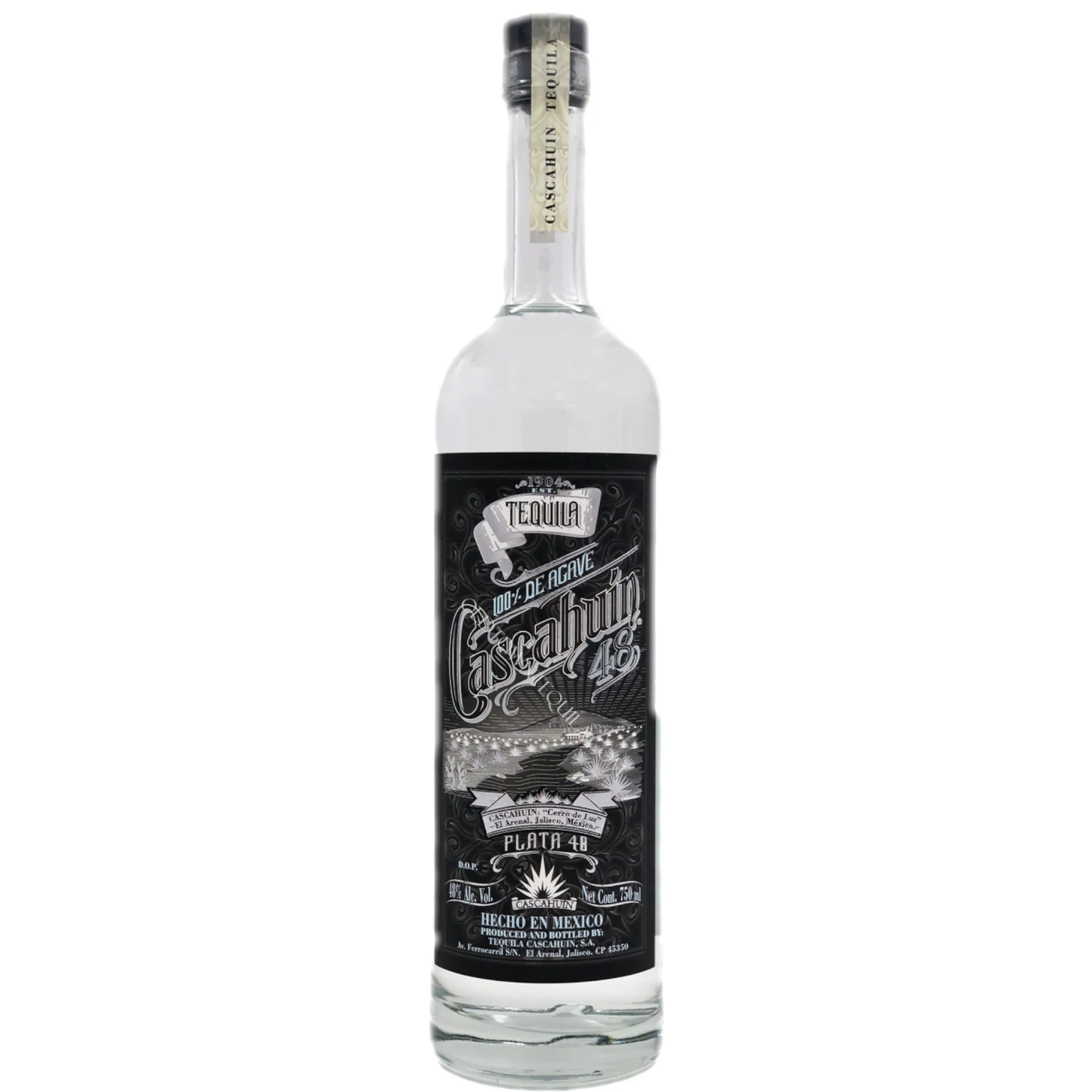 Tequila Cascahuin Plata 750ml