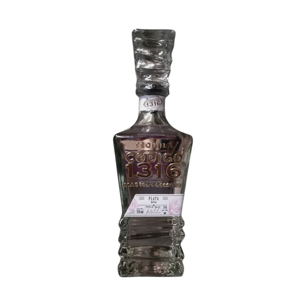 Tequila Código 1316 Plata Rosa 750ml