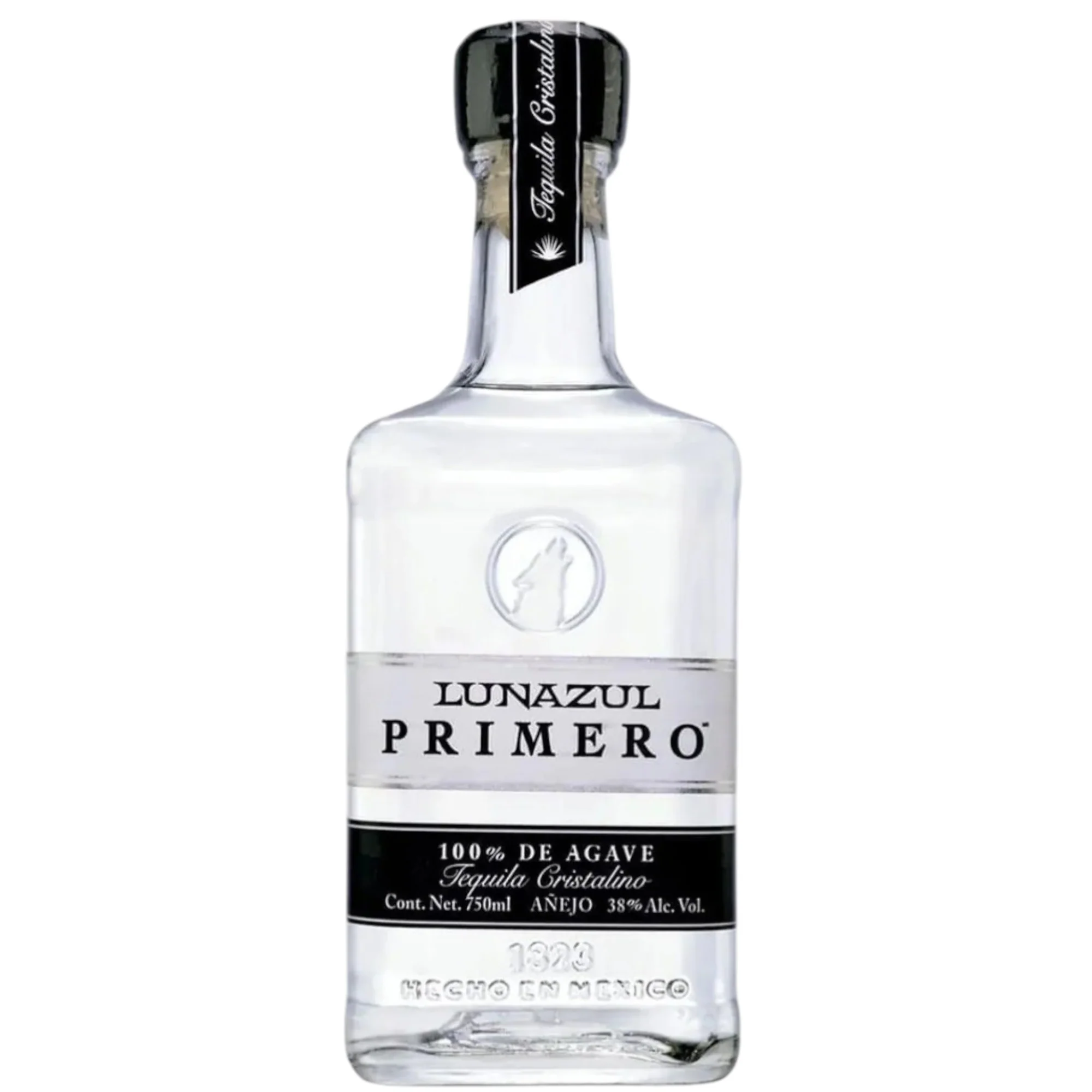 Tequila Cristalino Añejo Lunazul Primero 750ml