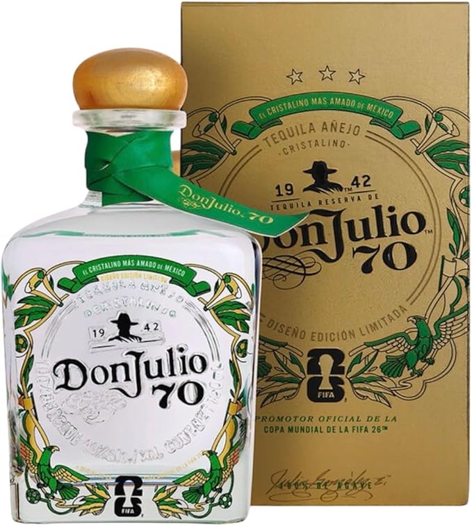 Tequila Don Julio 70 Añejo Cristalino FIFA Edición Mundial 700 ml
