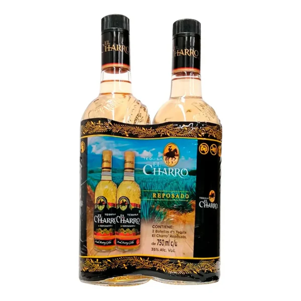 Tequila El Charro Reposado Duo 750ml