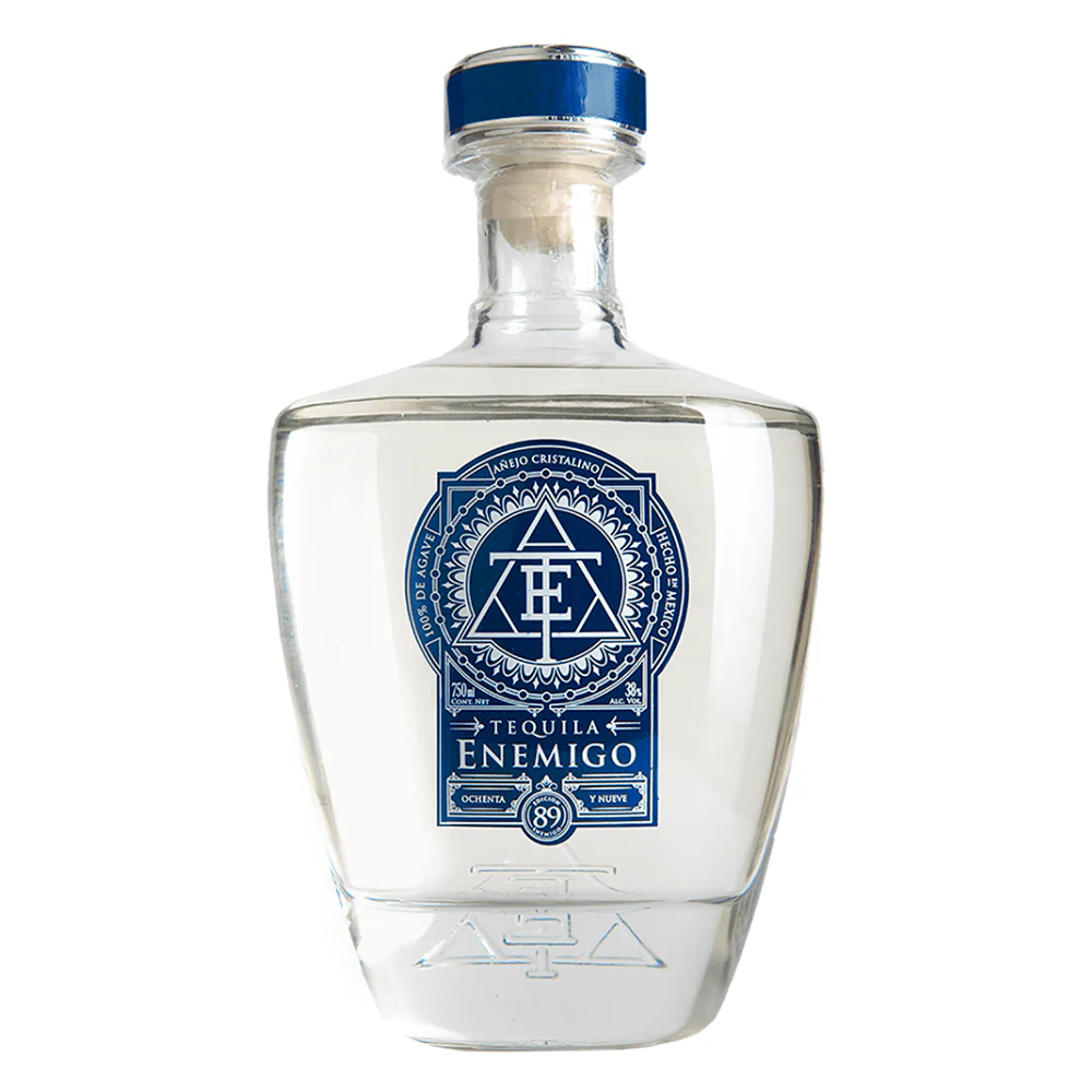 Tequila Enemigo Añejo Cristalino 89 750ml