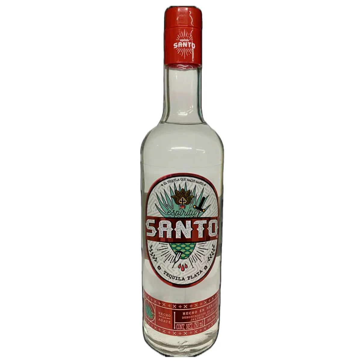 Tequila Espiritu Santo Plata 750ml