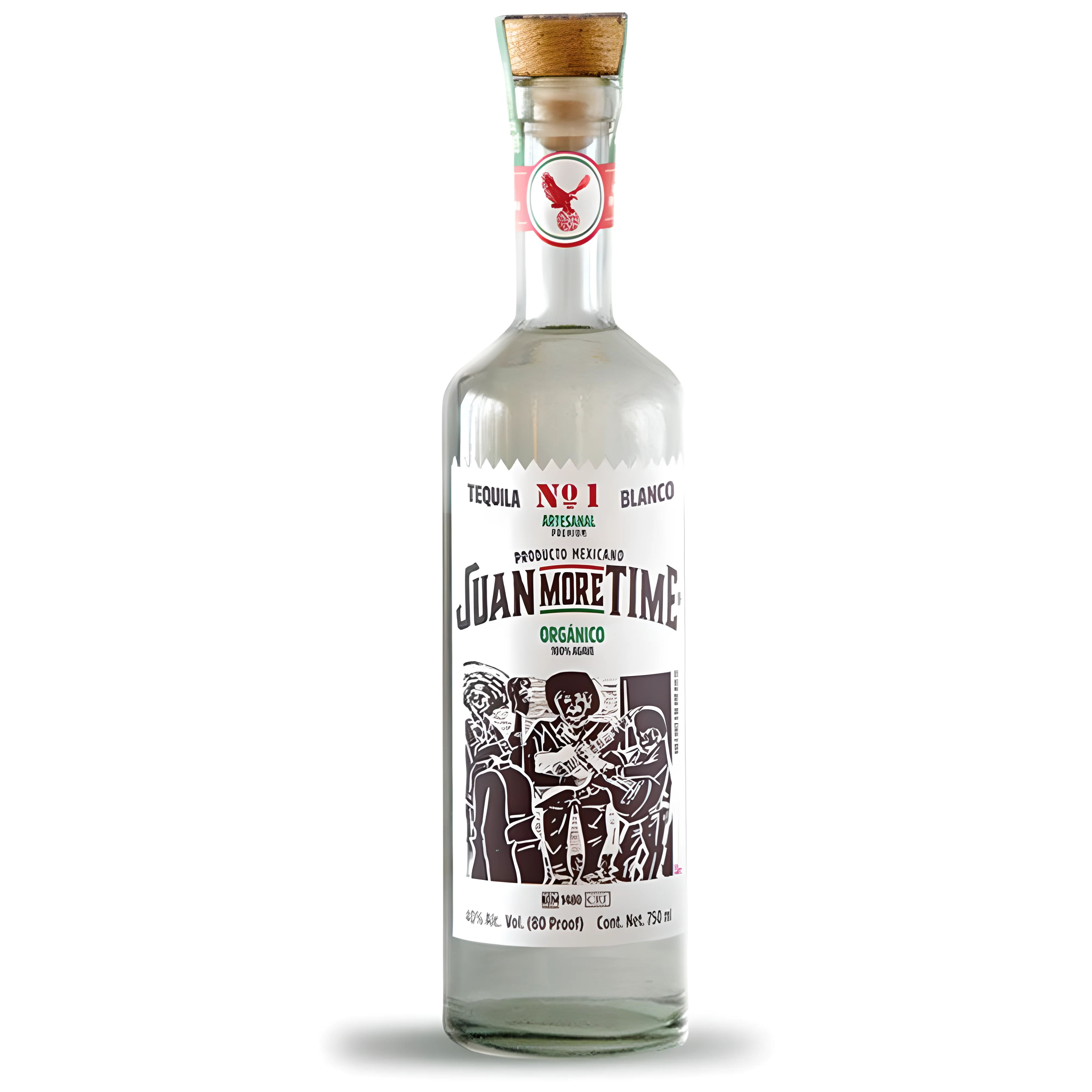 Tequila Juan More Time Blanco Organico 750ml