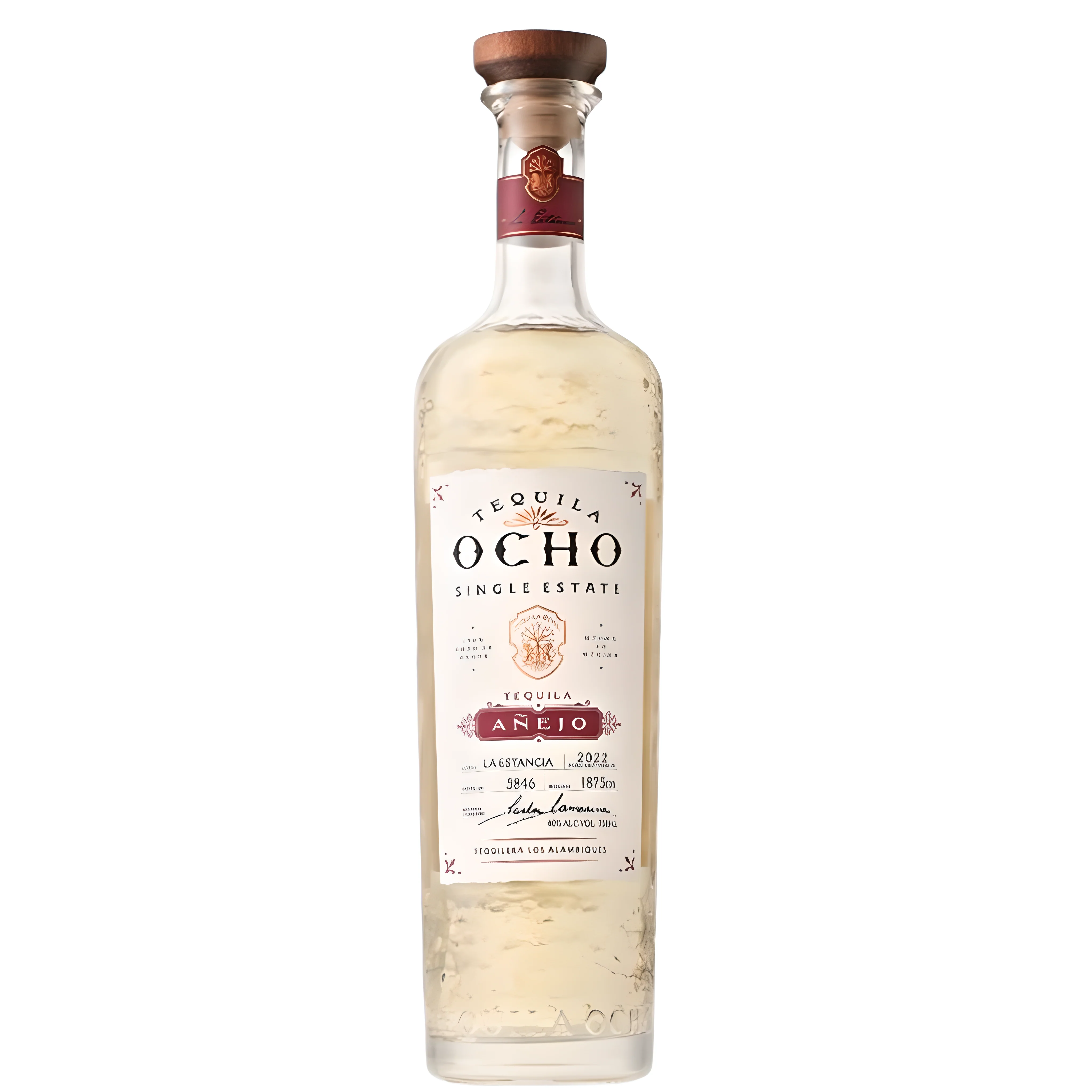 Tequila Muestra No Ocho Añejo 750ml C/P