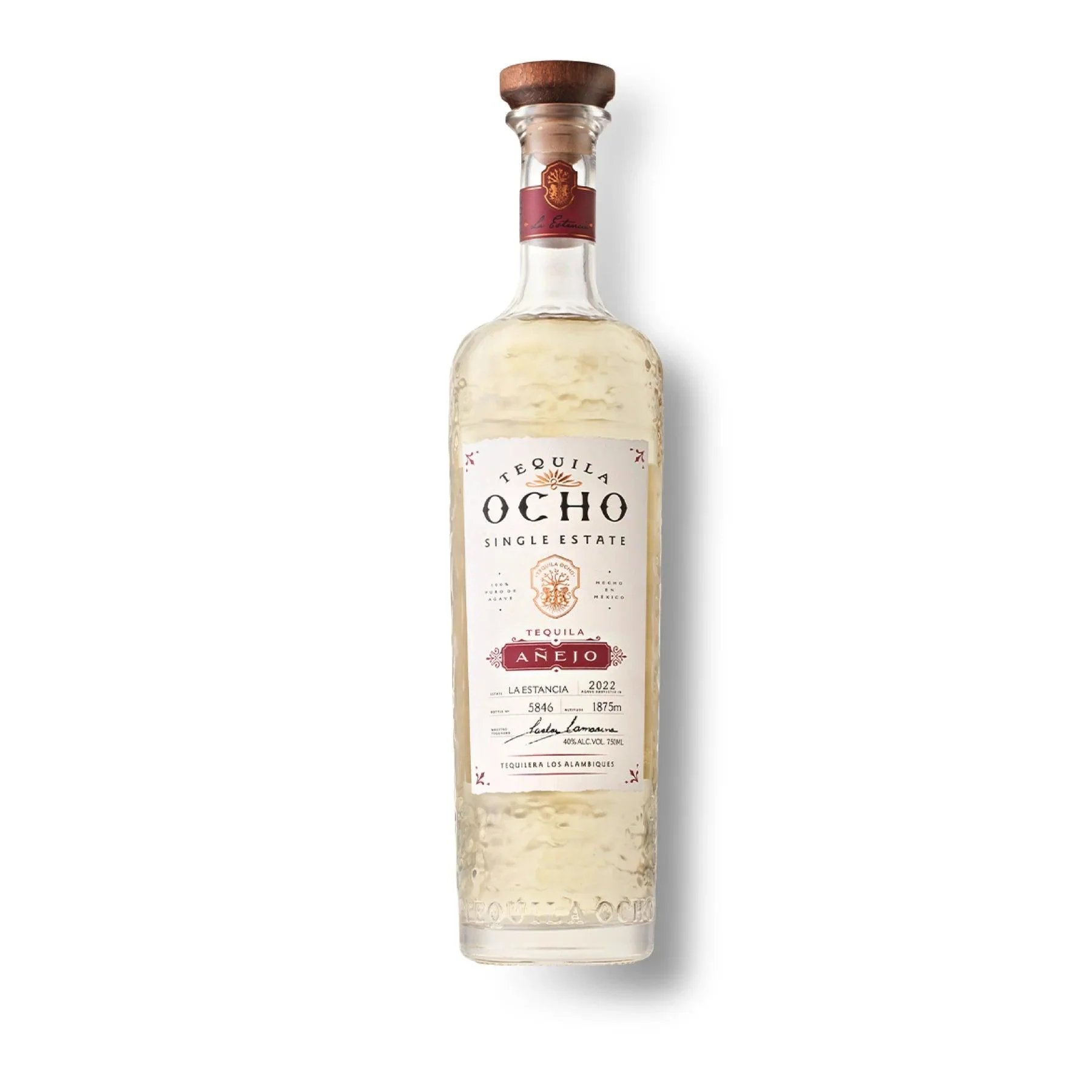 Tequila Muestra No Ocho Añejo 750ml