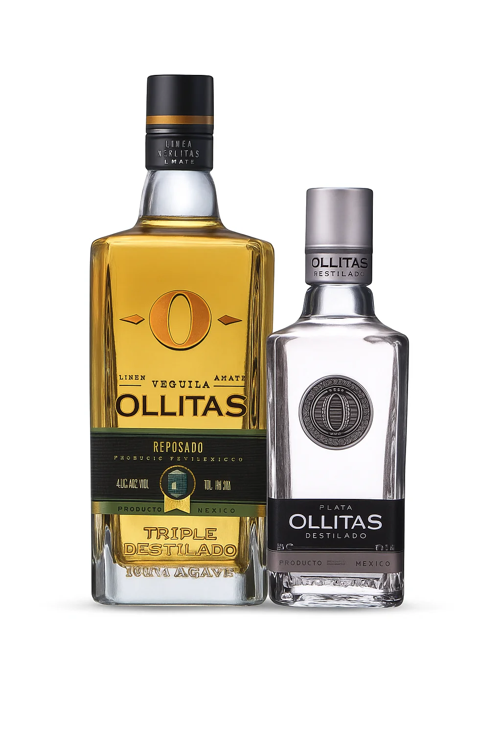 Tequila Orendain Ollitas Reposado 750ml + Cristalino 375ml