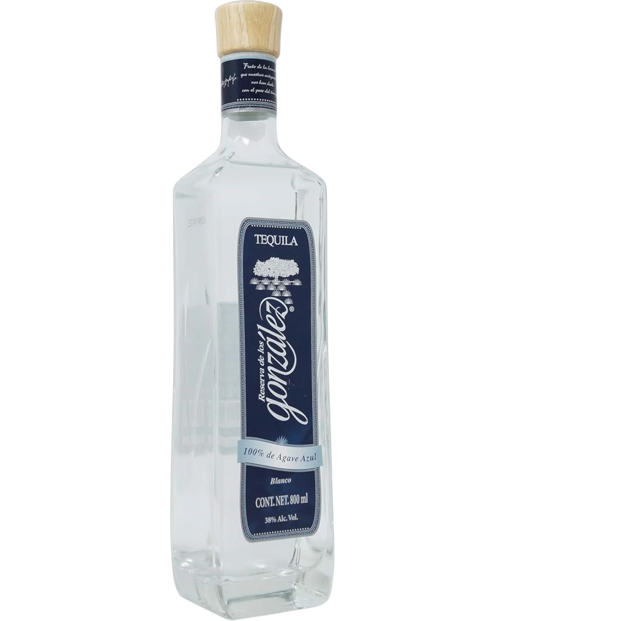 TEQUILA RESERVA DE LOS GONZALEZ BLANCO 700 ML