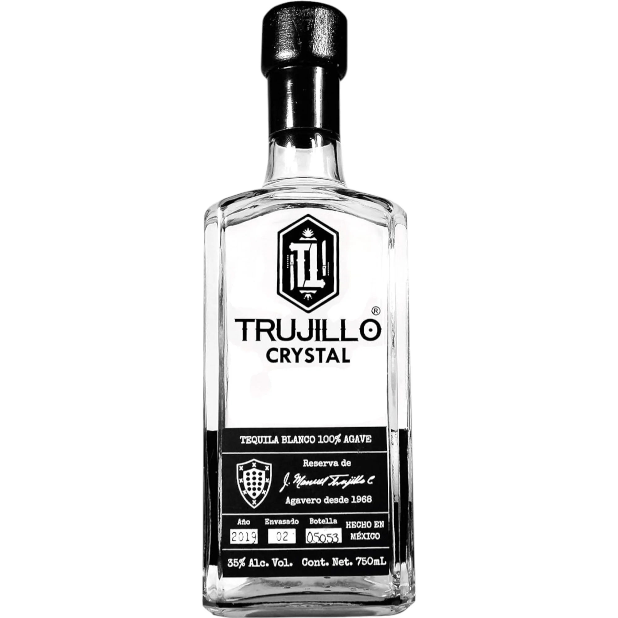 Tequila Trujillo Crystal Blanco 750ml