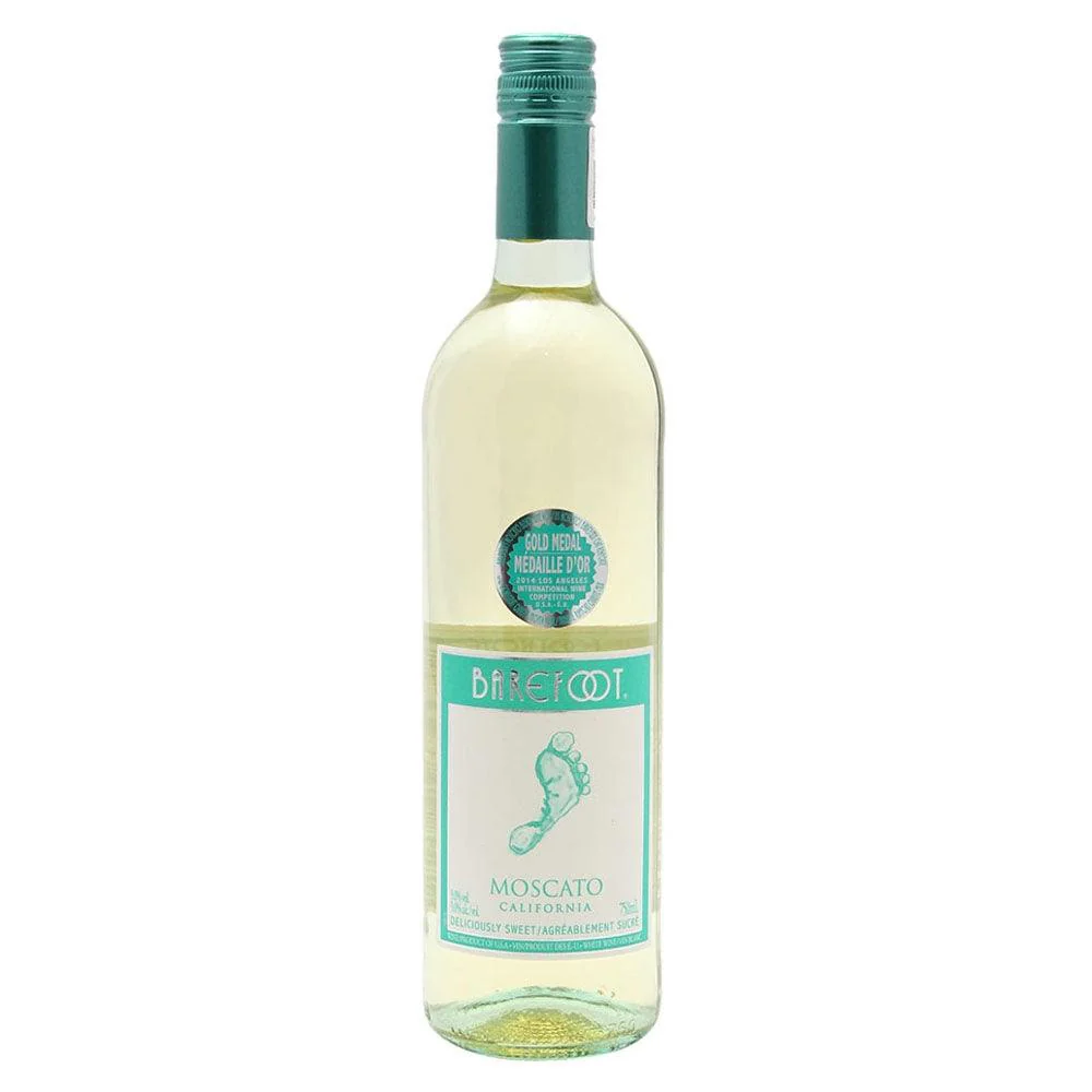Vino Blanco Barefoot Moscato 750ml