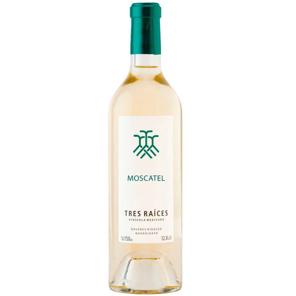 Vino Blanco Tres Raices Moscatel 750ml