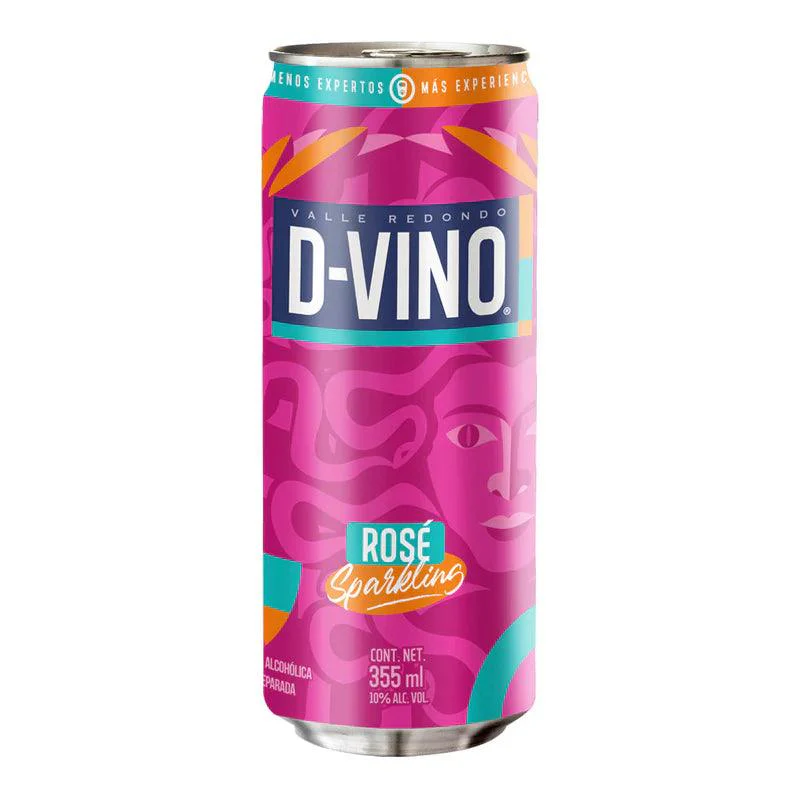 Vino Rosado D-Vino Rose Lata 355ml