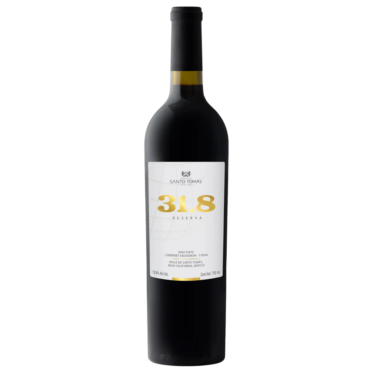 Vino Tinto 31.8 Reserva Cabernet Sauvignon Syrah 750ml