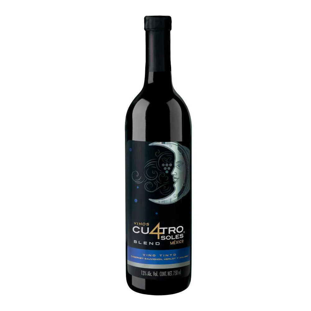 Vino Tinto Cuatro Soles Blend 750ml
