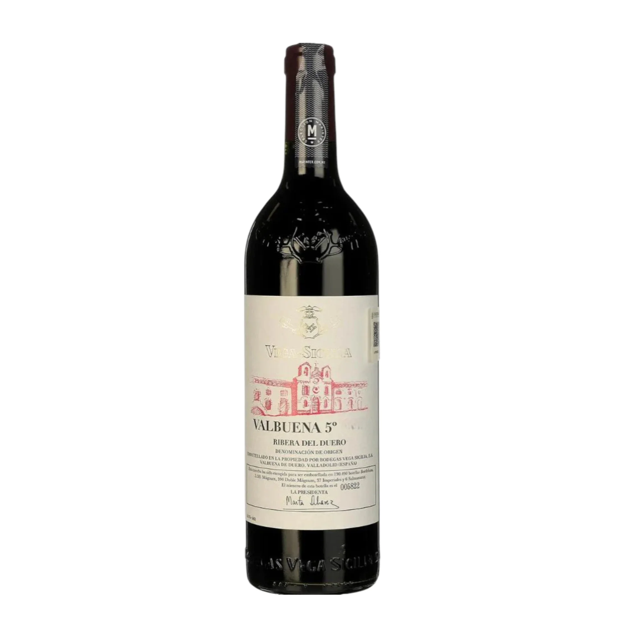 Vino Tinto Español Vega Sicilia Valbuena 750ml