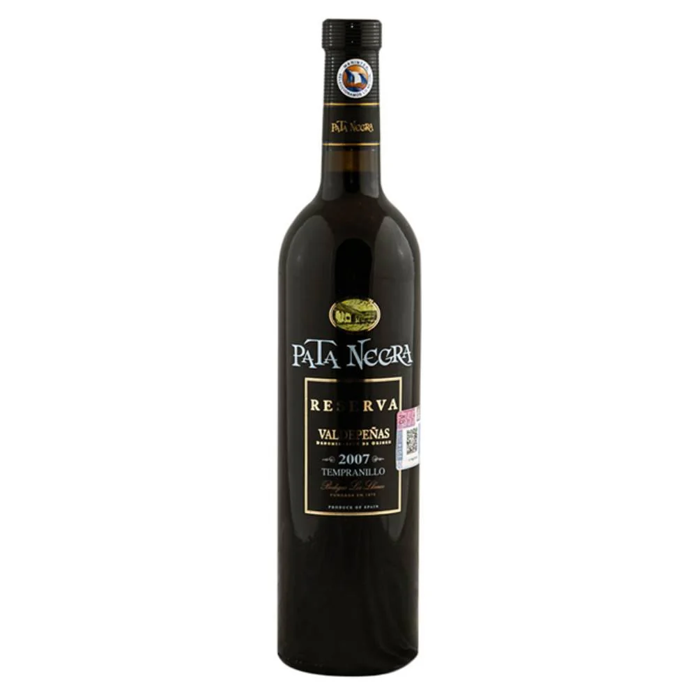 Vino Tinto Pata Negra Valdepeñas Reserva 750ml
