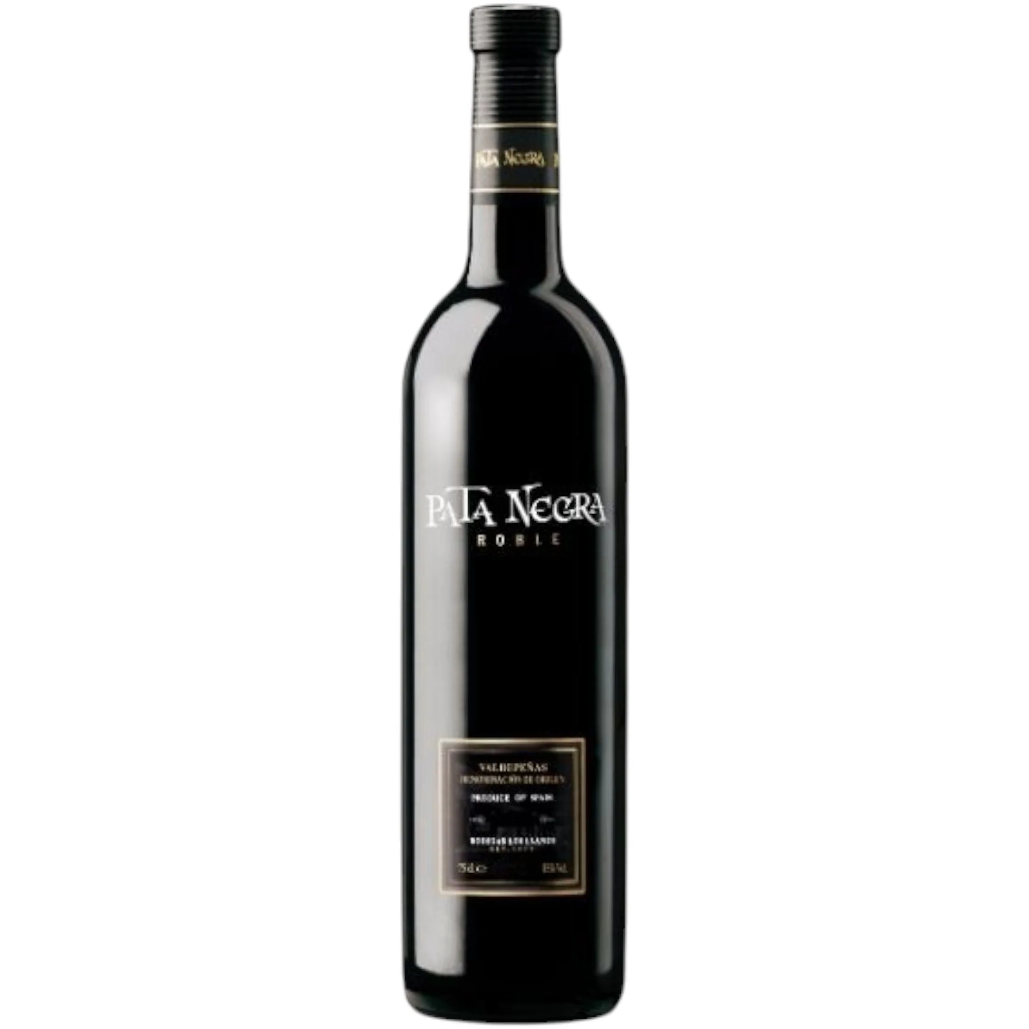 Vino Tinto Pata Negra Valdepeñas Roble Tempranillo 750ml